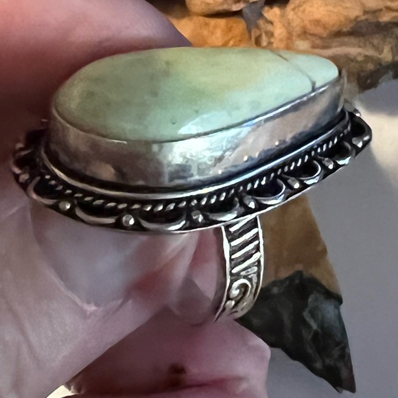 Variscite silver ring - Picture 9 of 11